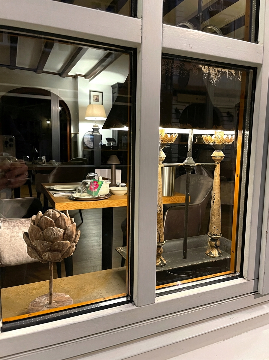 Restaurant Anders — Blick durch das Fenster